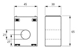 CT132 Single Phase Solid Core Current Transformer Dimensons