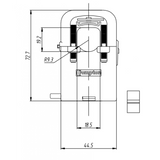 MSC2 Miniature Split Core Current Transformer Dimensions