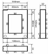 SC3 Split Core Current Transformer Dimensions