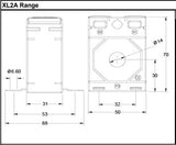 XL2A Single Phase CT Dimensions