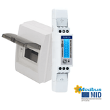 sdm120 modbus mid and 4 way enclosure