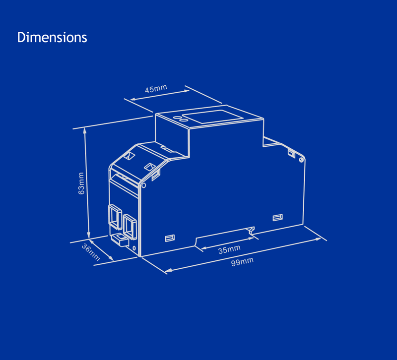 SDM230DR-MID Dimensions