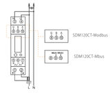 SDM120-CT-Mbus-mid Wiring