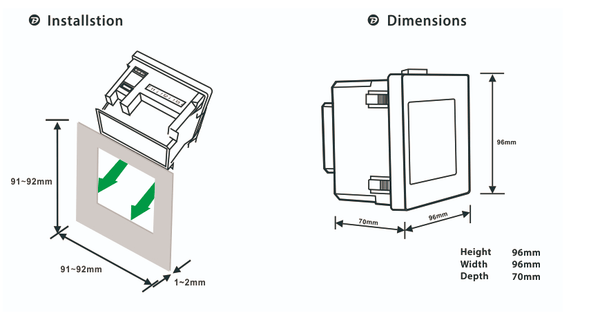 SMART-X96-5-MID Dimensions