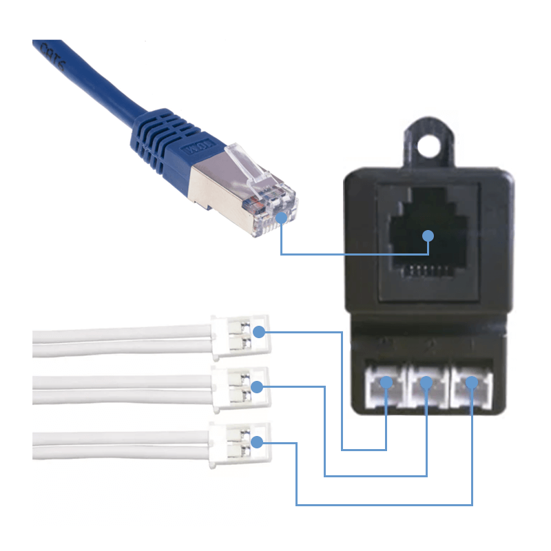 Adaptor Rj12 RJ12 Adaptor CRJ31 for EasyClick