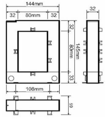 SC3 Split Core Current Transformer Dimensions