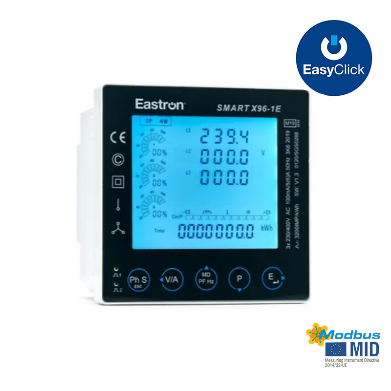 Smartx96-1e with modbus and mid approval