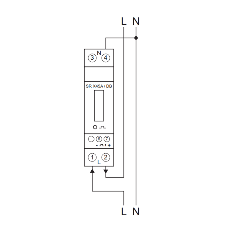 SDM120DB-MID Wiring